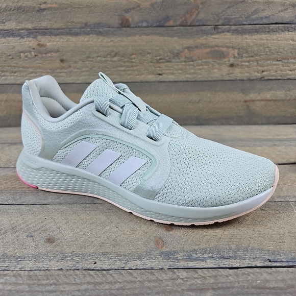 adidas Edge Lux 5 Women's Running Casual Shoes Linen Green/White - Picture 2 of 10